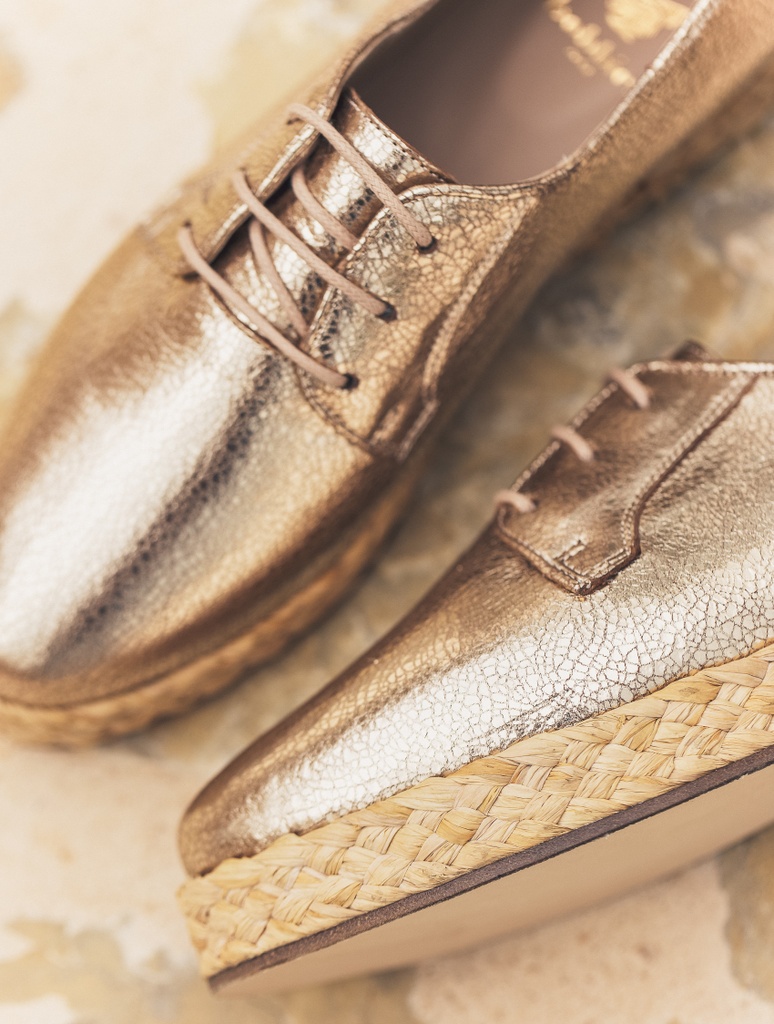 Mokassins & Derbys : La Discoquette - Gold