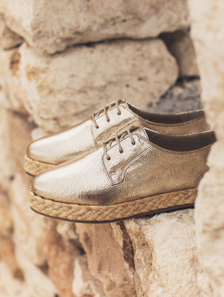 Mokassins & Derbys : La Discoquette - Gold