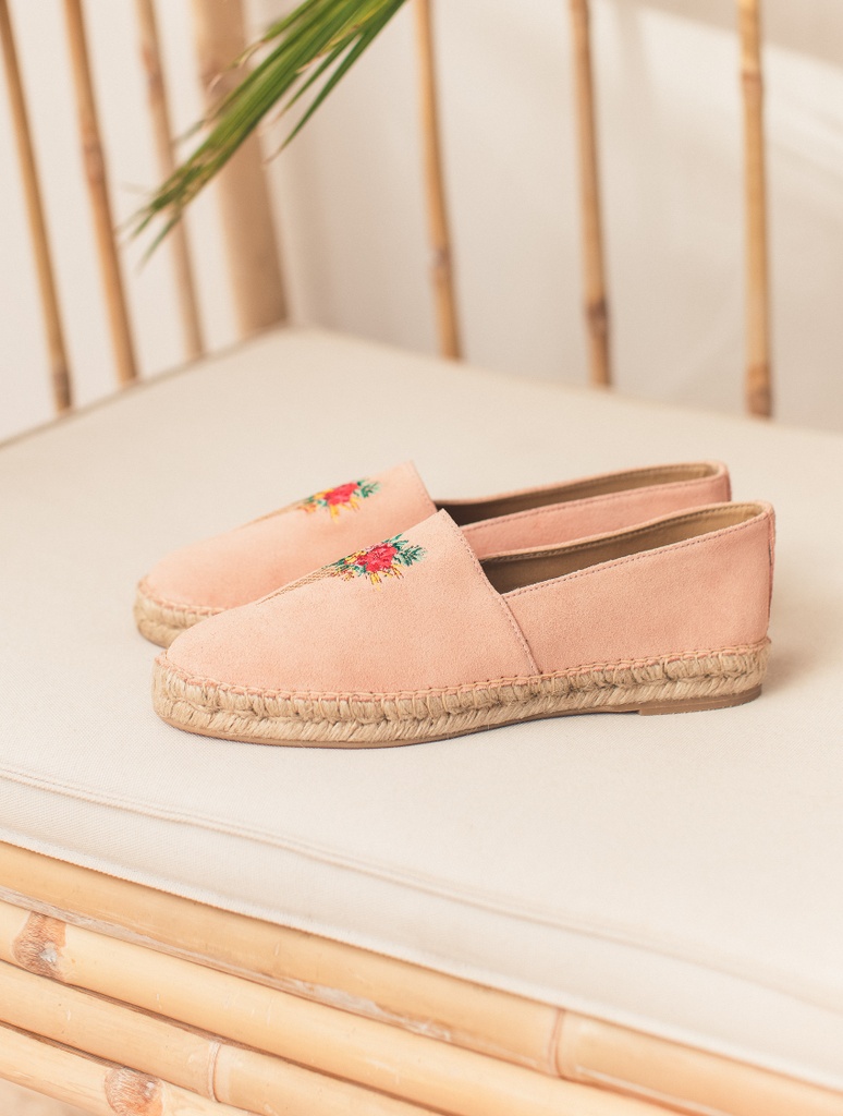 Espadrilles mit Keilabsatz : La Fondante - Pink Sorbet