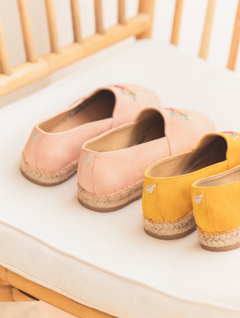 Espadrilles mit Keilabsatz : La Fondante - Pink Sorbet