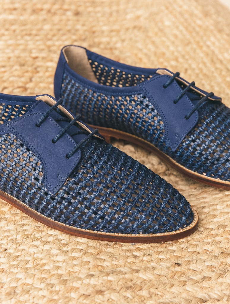 Mocasines y Derbies : L'Ombragée - Navy Blue