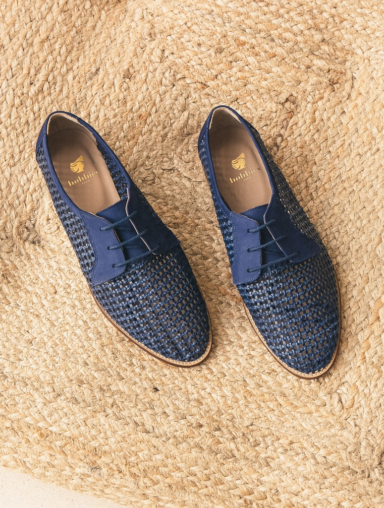 Mocasines y Derbies : L'Ombragée - Navy Blue
