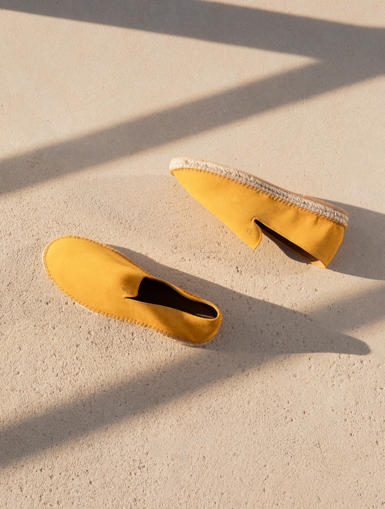 Sandalen & Espadrilles : Paros - Jaune Safran