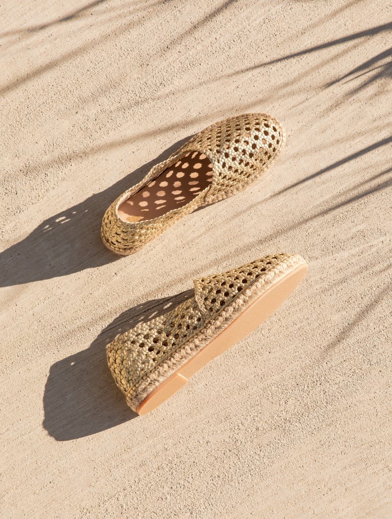 Espadrille Wedges : Bahia - Or Platine