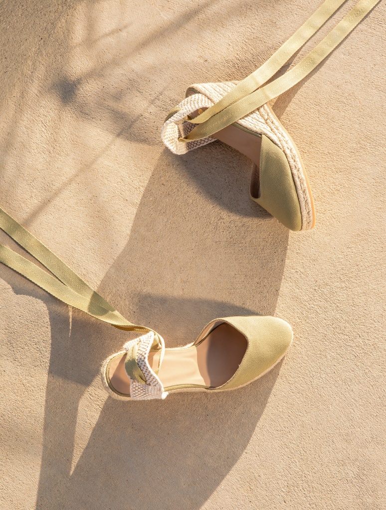 Espadrilles mit Keilabsatz : Chloé - Olive