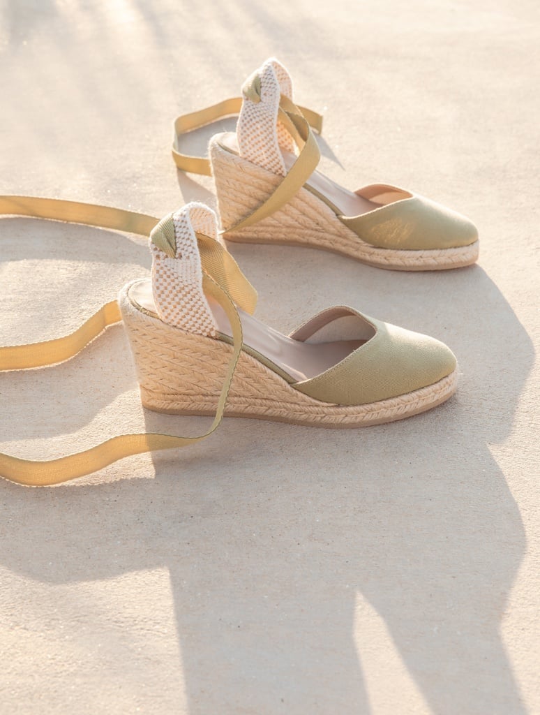 Espadrilles mit Keilabsatz : Chloé - Olive