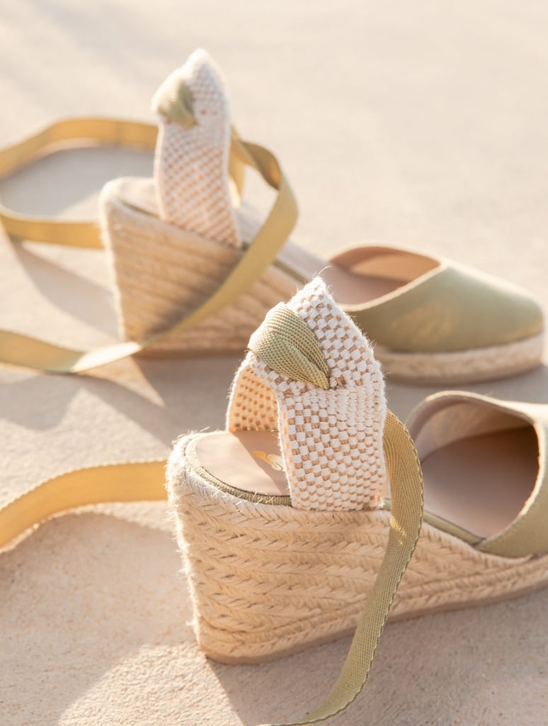 Espadrilles mit Keilabsatz : Chloé - Olive