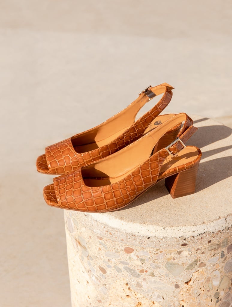Heeled Sandals : Carmen - Camel Wild