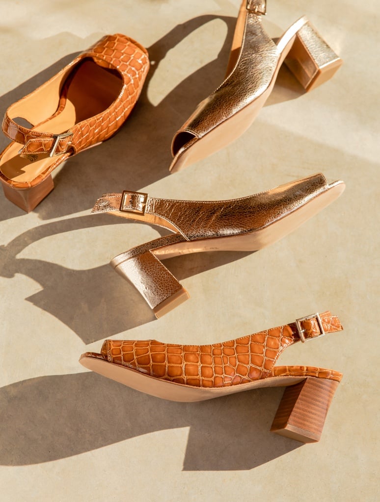 Heeled Sandals : Carmen - Camel Wild