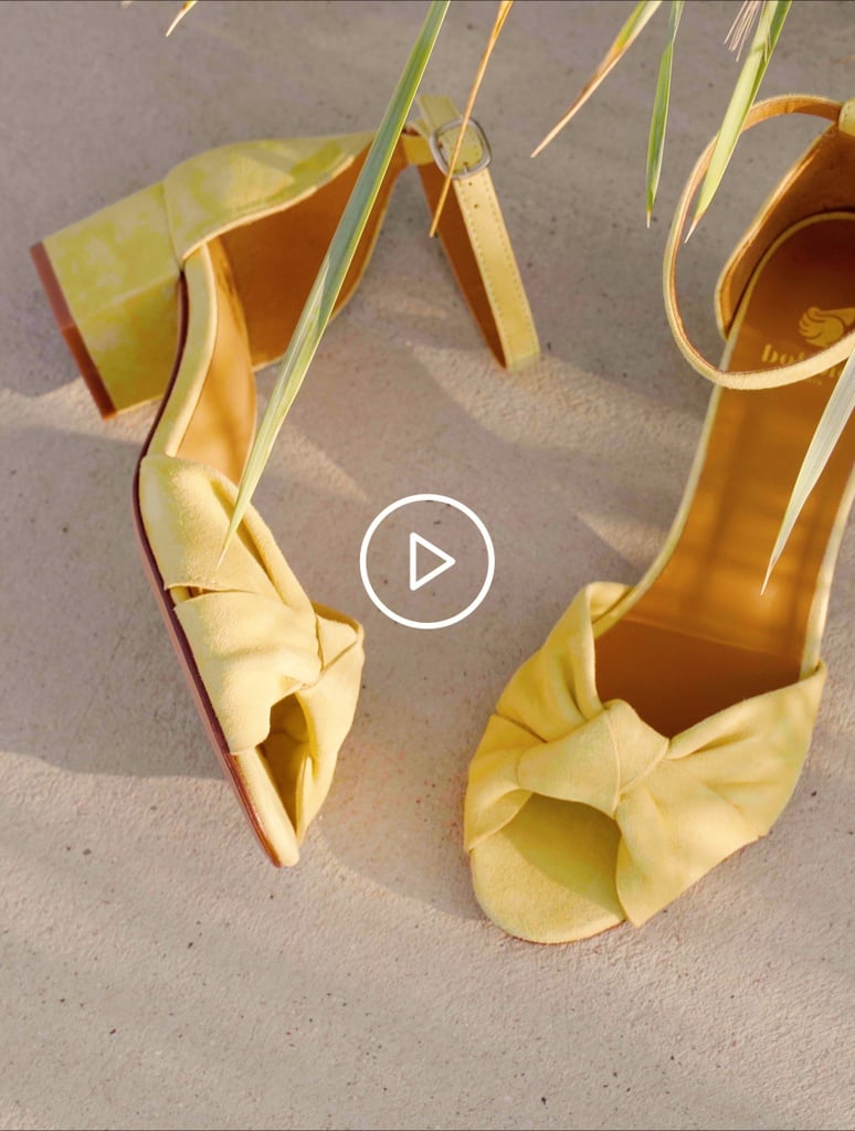 Heeled Sandals : Gloria - Lemon sorbet