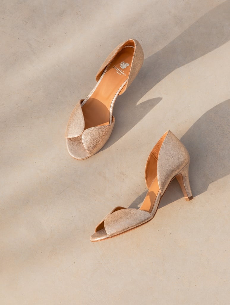 Sandales à Talons : Liz - Iridescent Champagne