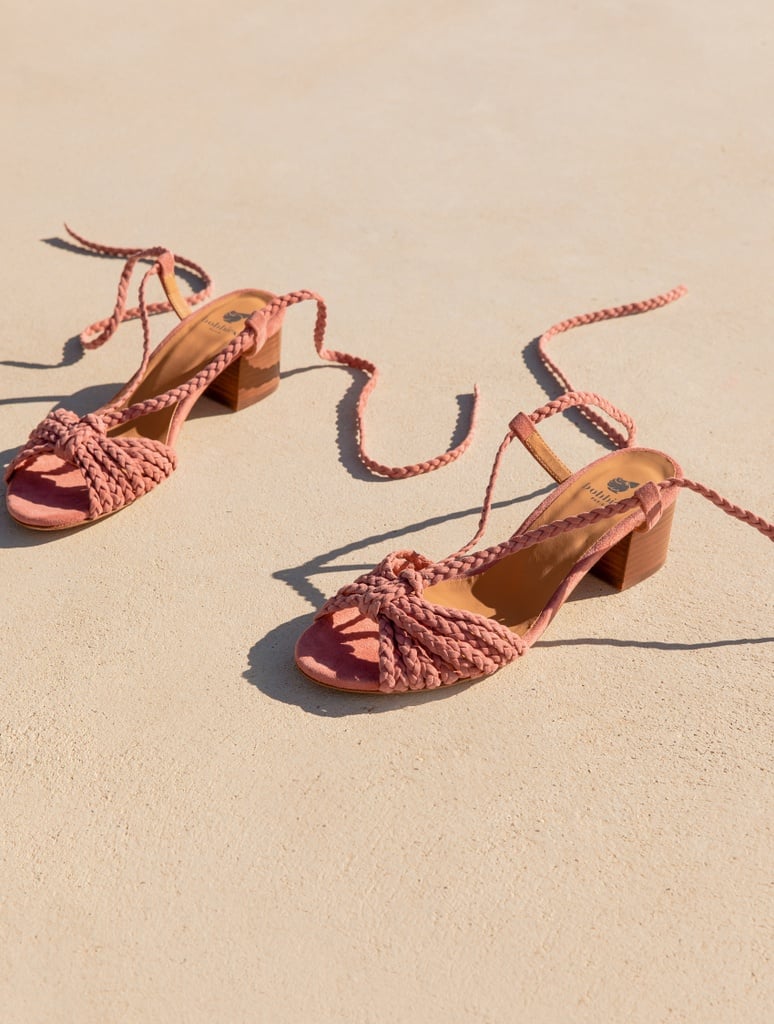 Heeled Sandals : Lou - Antique Pink