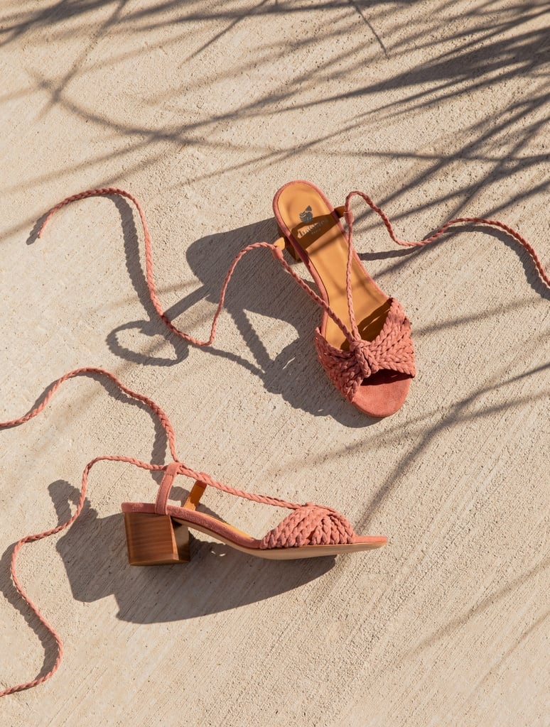 Heeled Sandals : Lou - Antique Pink