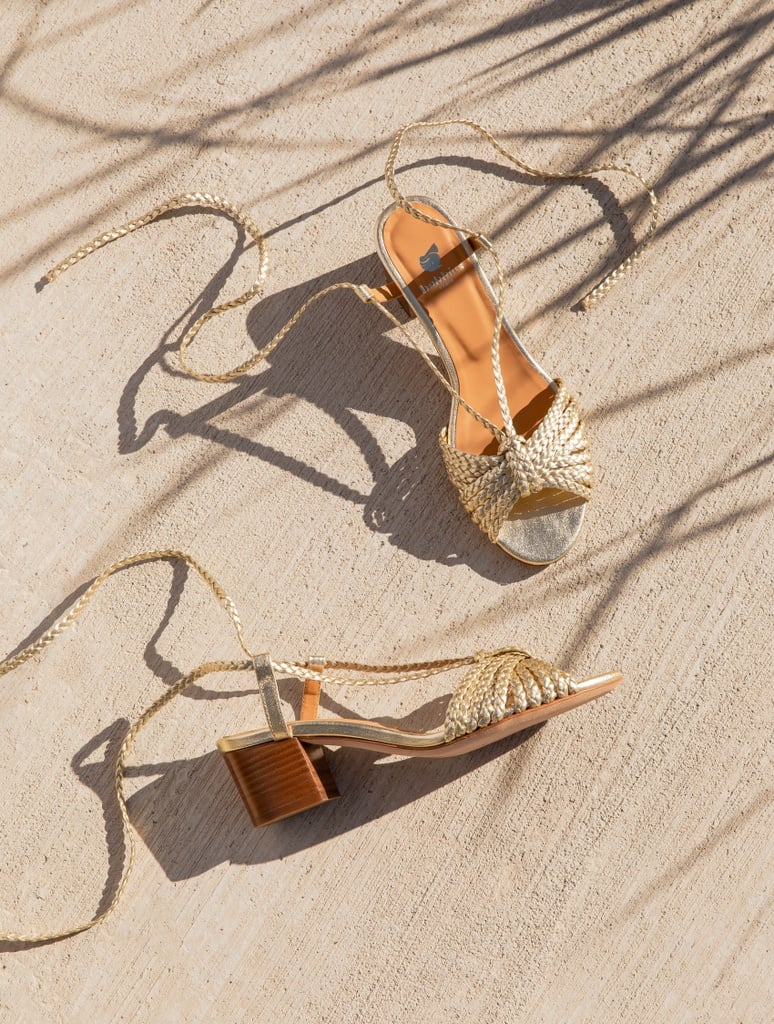 Sandalias de Tacón : Lou - Or Platine