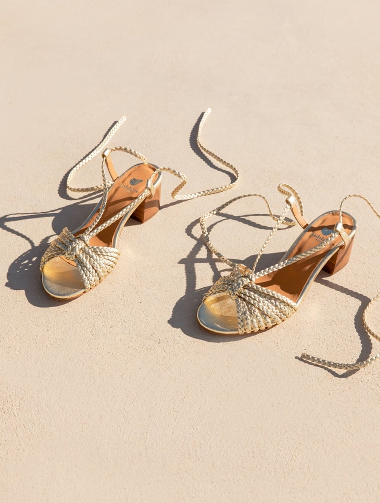 Sandalias de Tacón : Lou - Or Platine