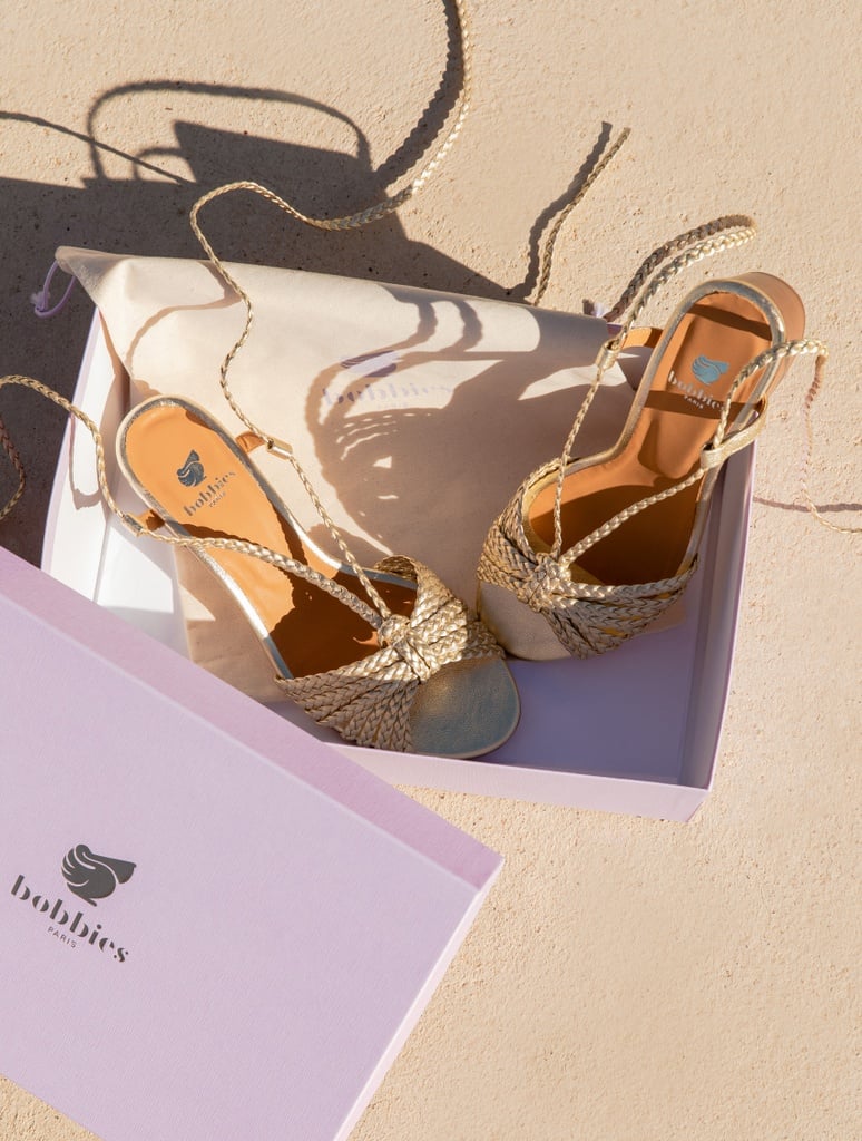 Sandalias de Tacón : Lou - Or Platine