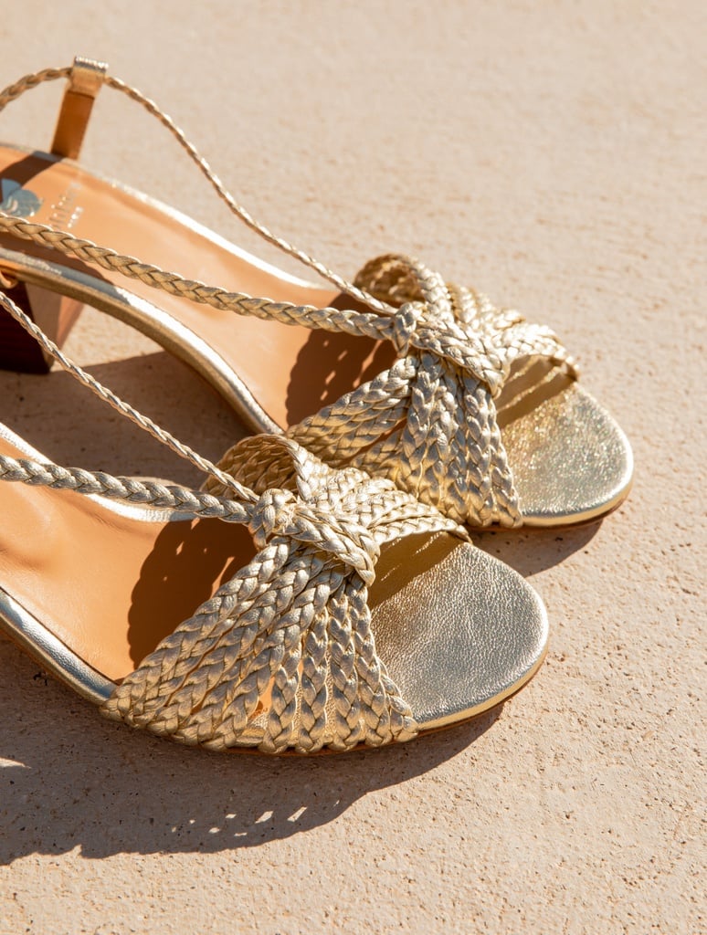 Sandalias de Tacón : Lou - Or Platine