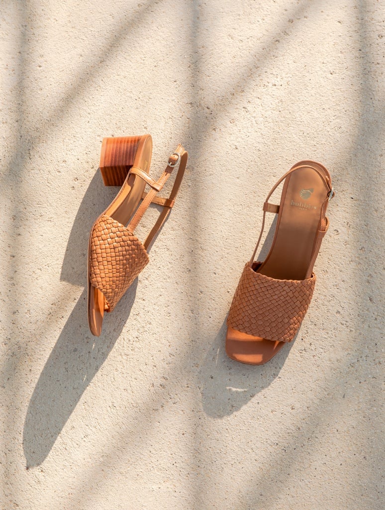 Heeled Sandals : Mia - Summer Camel