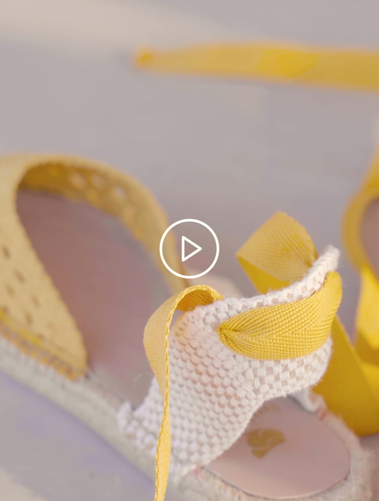 Espadrille Wedges : Tolède - Trinidad Yellow