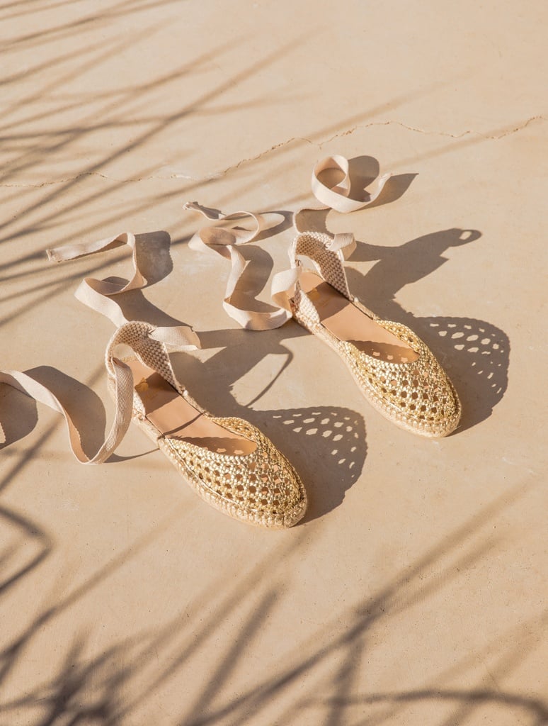 Espadrilles Compensées : Tolède - Gold Platinum