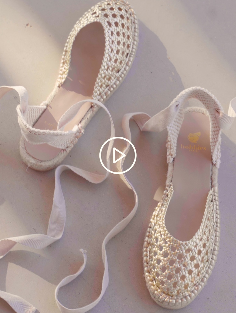 Espadrilles Compensées : Tolède - Gold Platinum