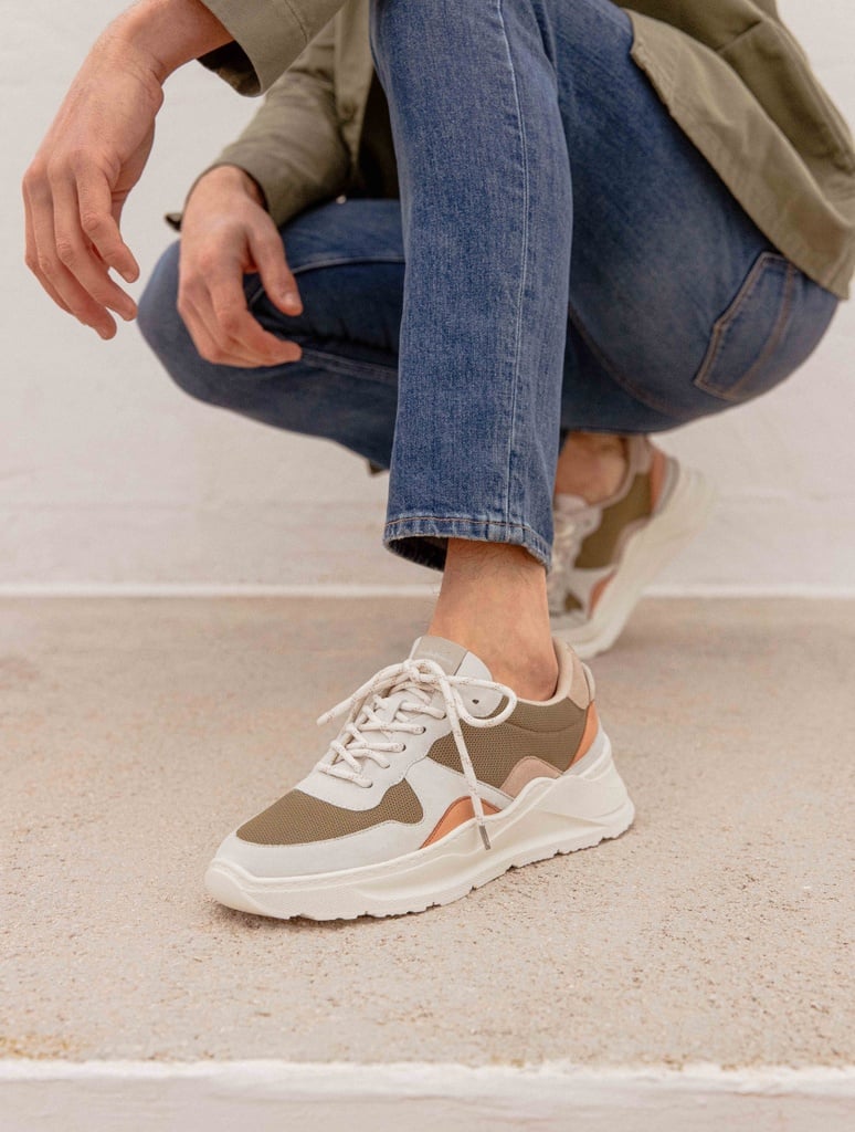 Sneakers : Carter - Olive - Papyrus - Tan