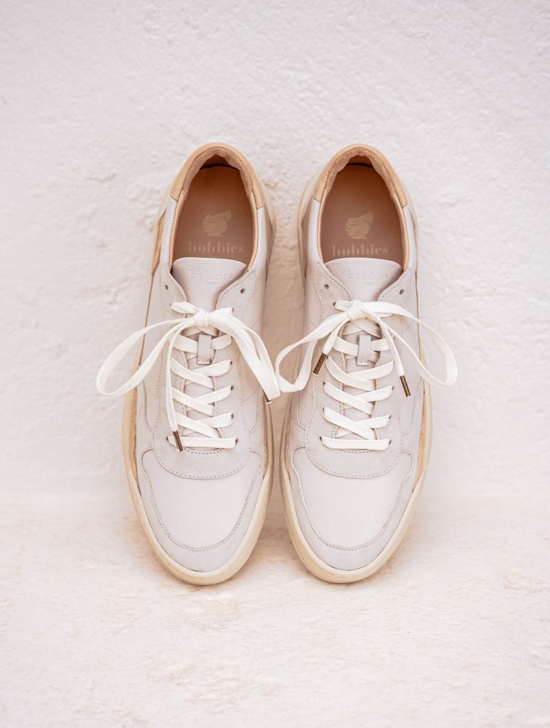 Baskets : Malibu - Blanc Cassé & Nuances de Beige