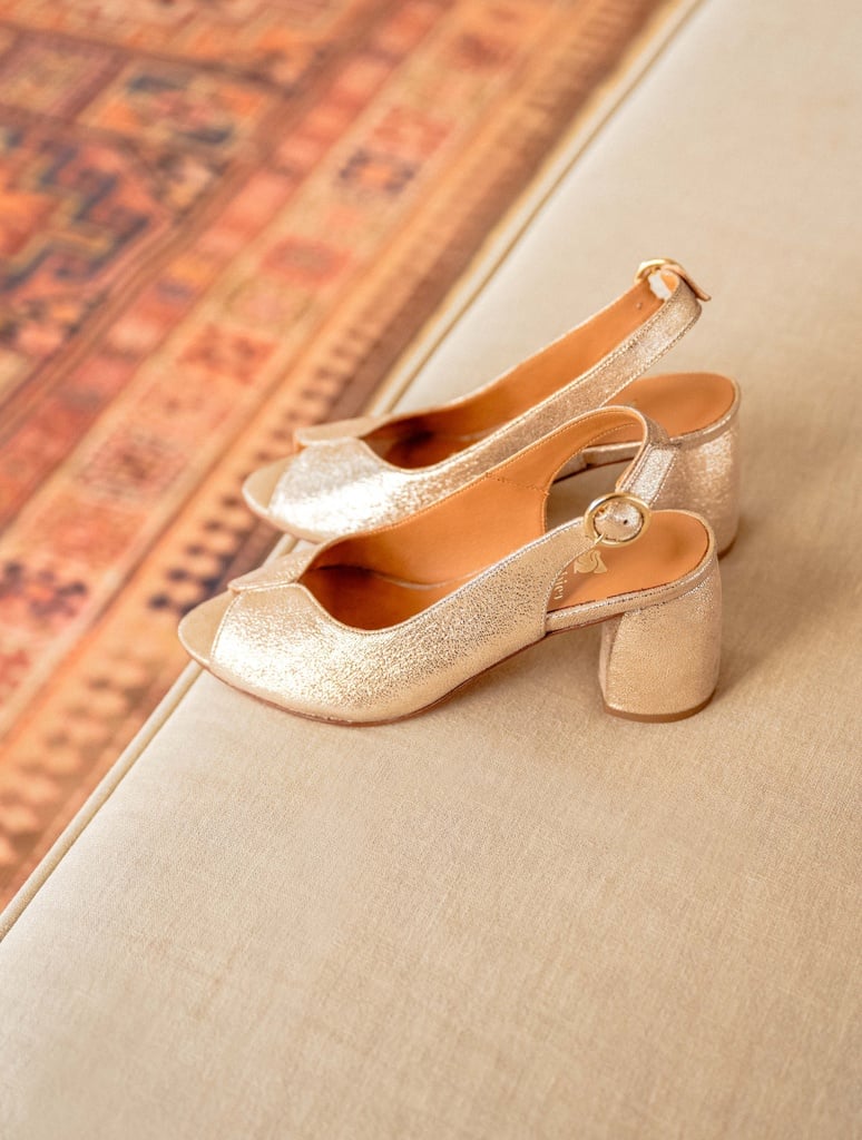 Sandalias de Tacón : Blair - Iridescent Champagne