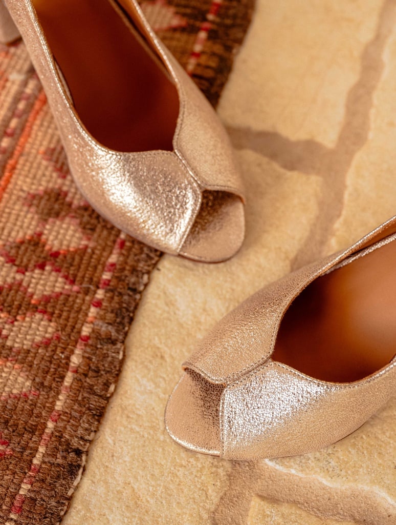 Sandalias de Tacón : Blair - Iridescent Champagne