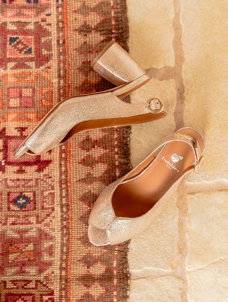 Sandalias de Tacón : Blair - Iridescent Champagne