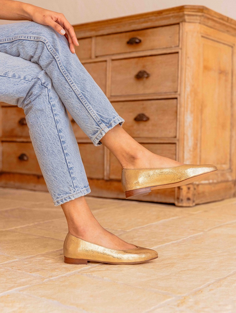 Mocasines y Derbies : Charlize - Gold