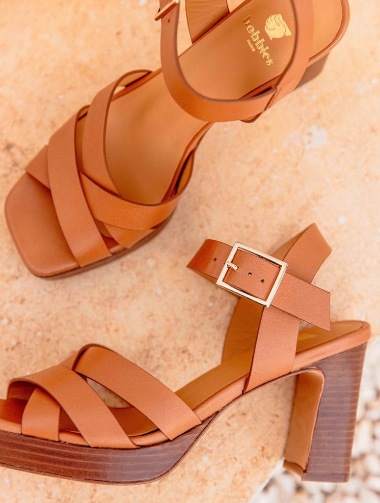 Heeled Sandals : Donna - Summer Camel