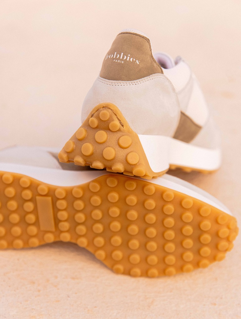 Zapatillas : Foxie - Blanc & Eucalyptus