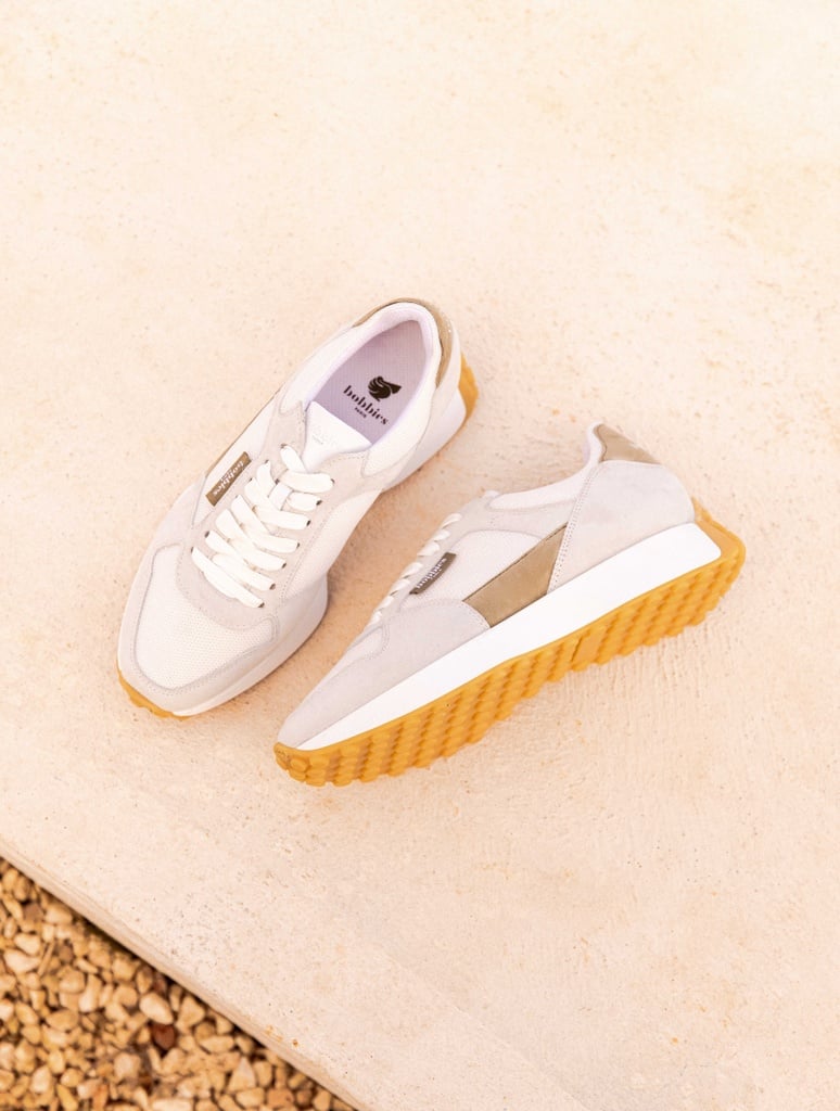 Zapatillas : Foxie - Blanc & Eucalyptus