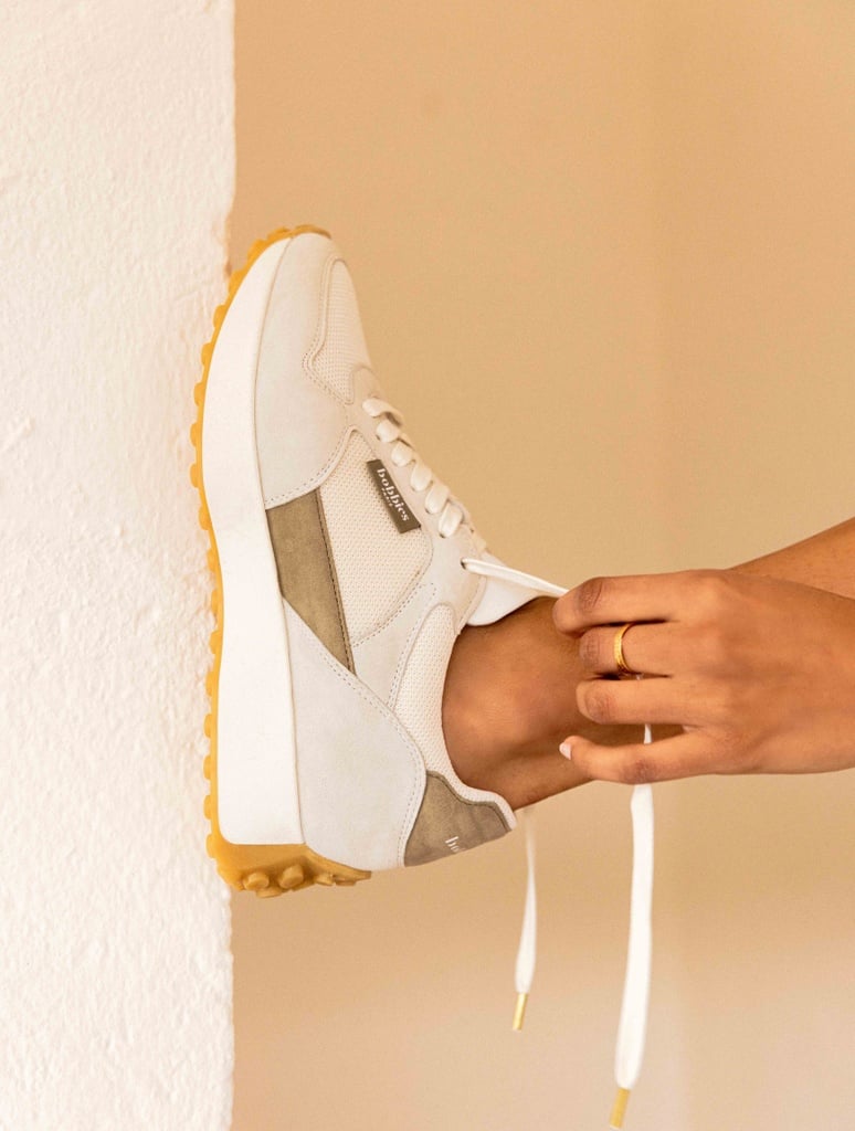 Zapatillas : Foxie - Blanc & Eucalyptus