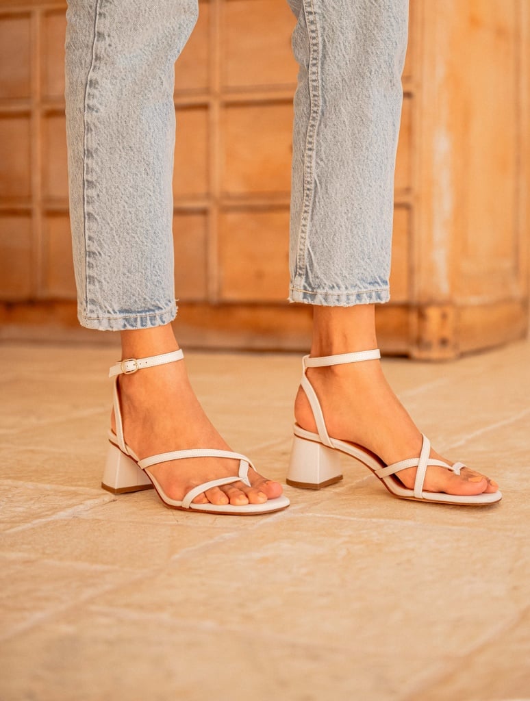 Heeled Sandals : Ginnie - Off White