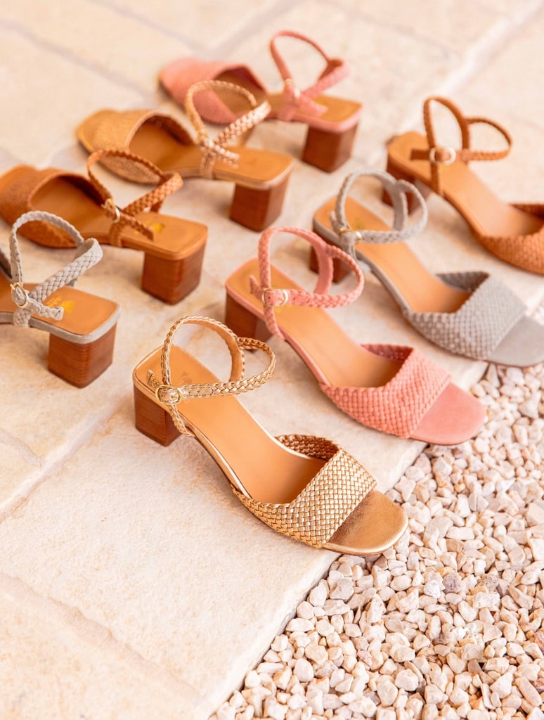 Sandalias de Tacón : Mara - Rose Sablé