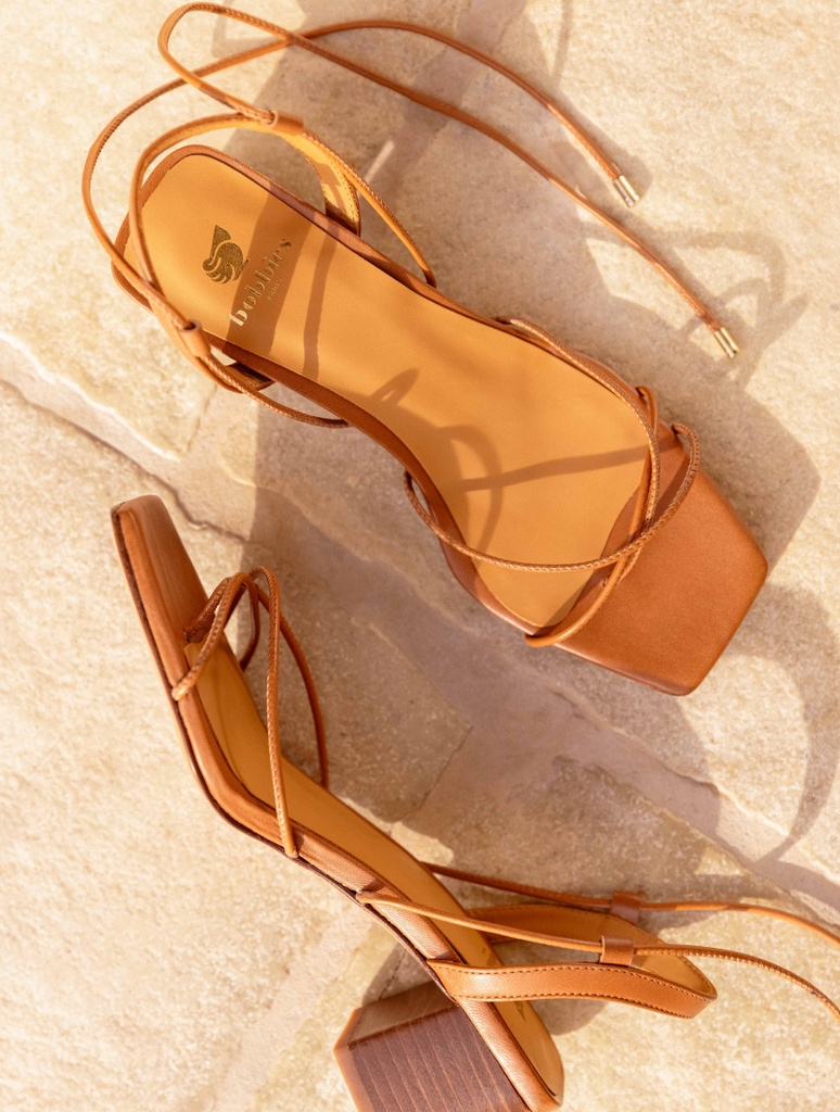 Sandalias de Tacón : Myrto - Summer Camel