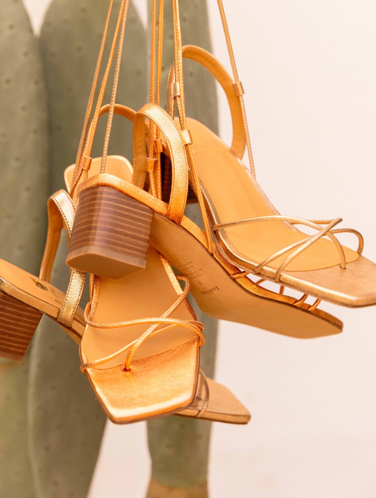 Sandalias de Tacón : Myrto - Summer Camel