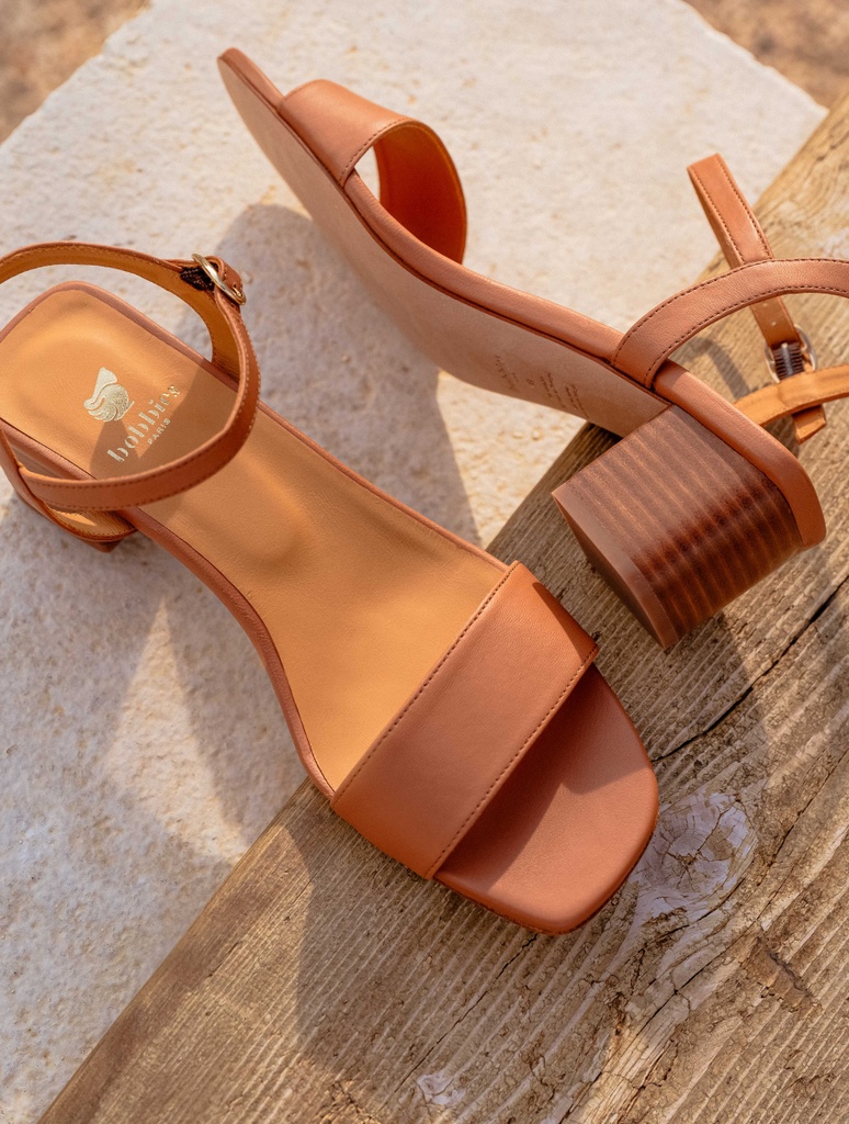 Sandalias de Tacón : Rita - Pecan