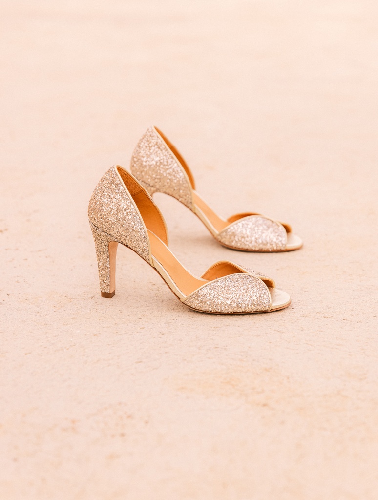 Sandalen mit Absatz : Samba - Golden Rain