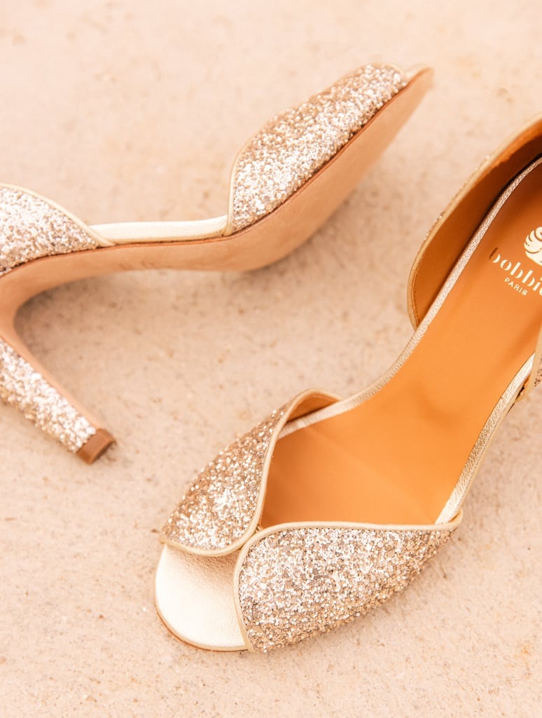 Sandalen mit Absatz : Samba - Golden Rain