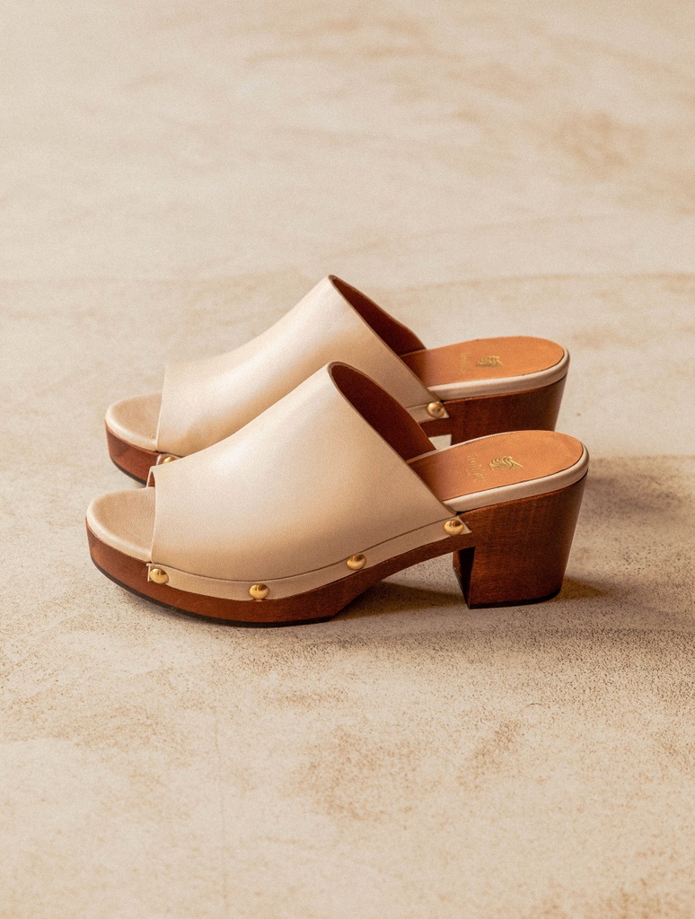 Sandalias de Tacón : Sally - Beige