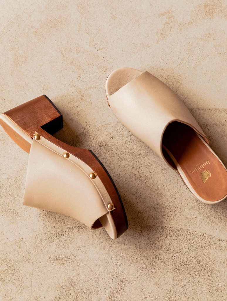 Sandalias de Tacón : Sally - Beige