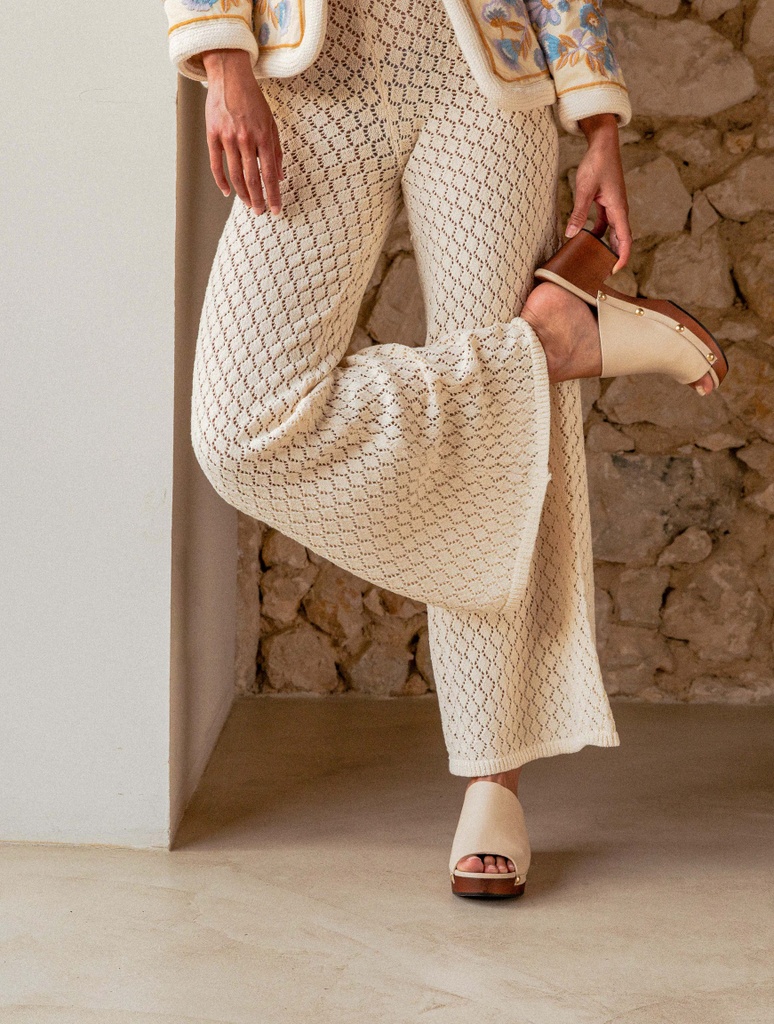 Heeled Sandals : Sally - Beige