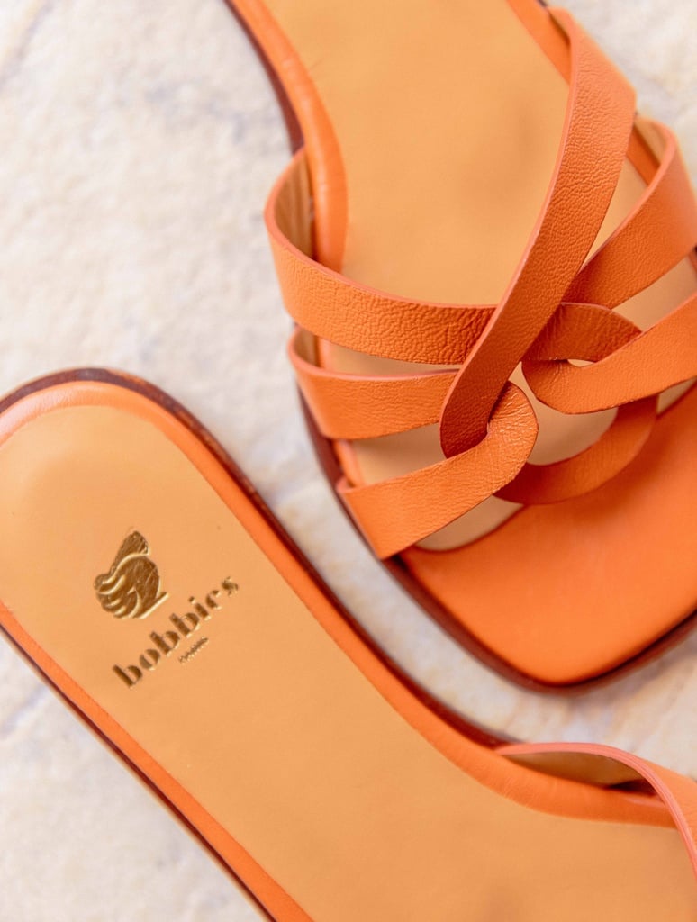 Sandalias Planas : Thaïs - Orange Provençal