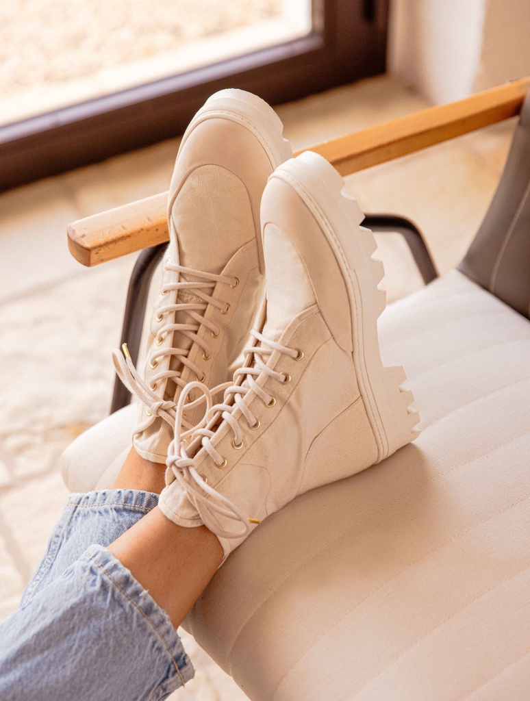 Botas Planas : Tonie - Lin