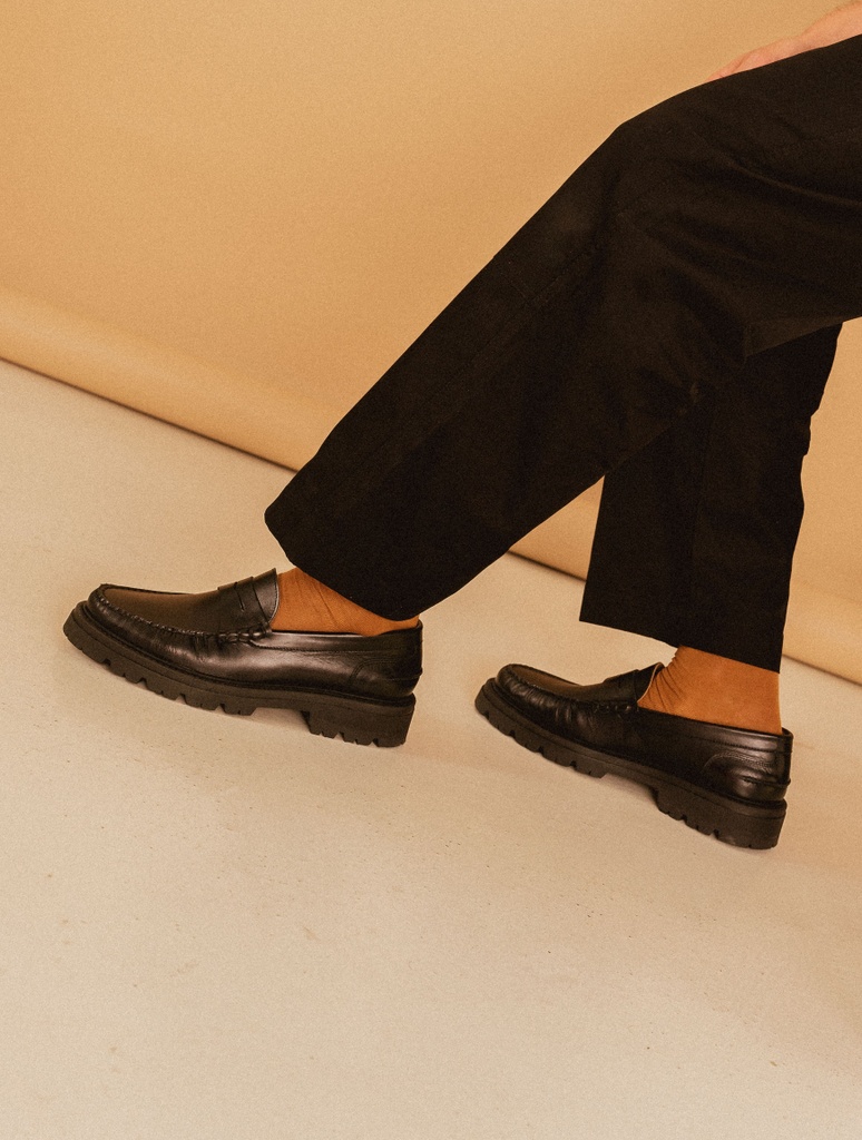 Mokassins : Aki - Tuxedo Black 