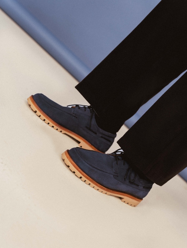 Derbies & Richelieu : Brett - Navy Blue