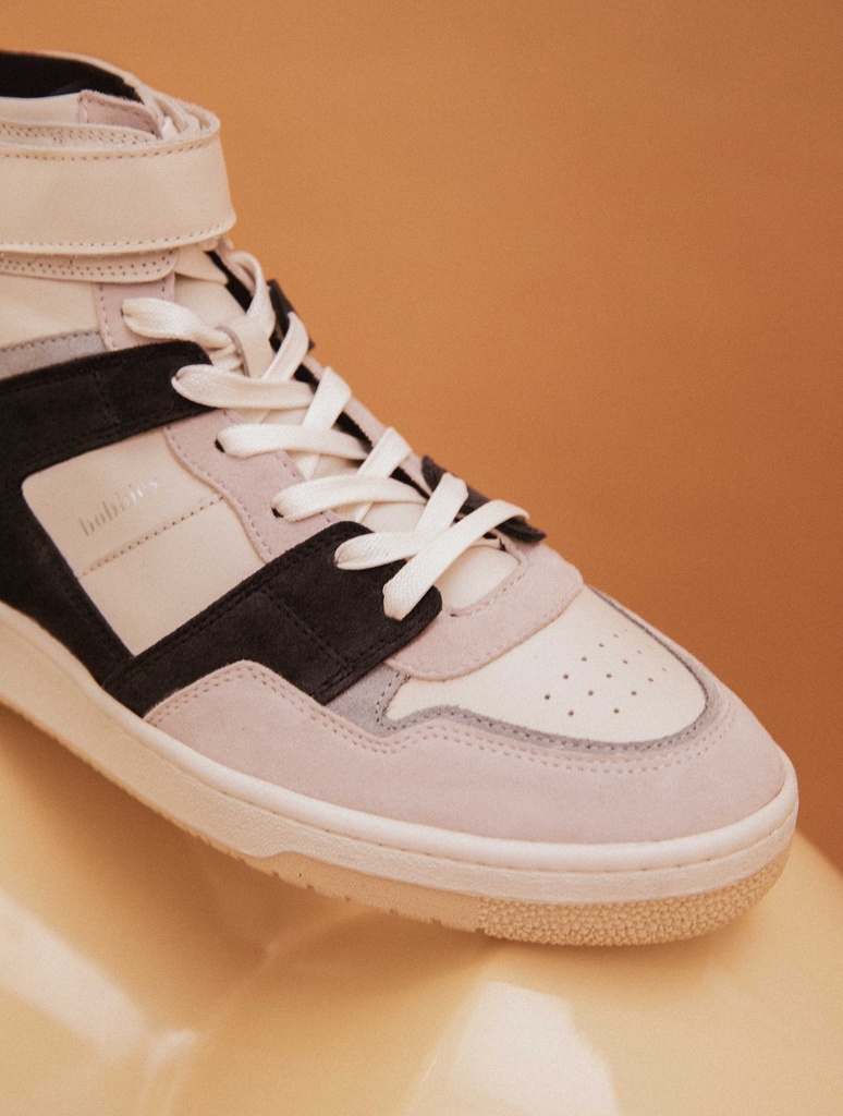 Turnschuhe : Larry - Off White & Navy Blue